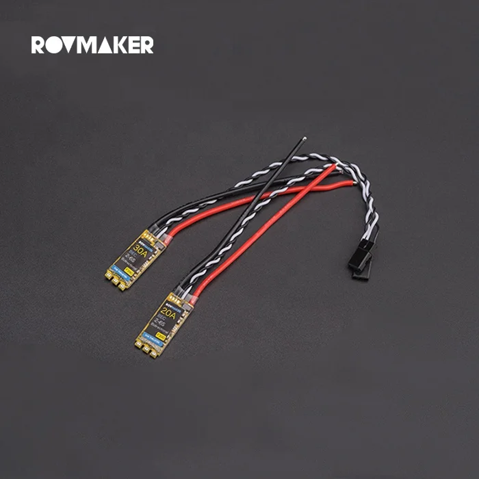 
 Контроллер скорости двигателя Rovmaker 30A ESC, двухсторонний, бесщеточный, ESC  