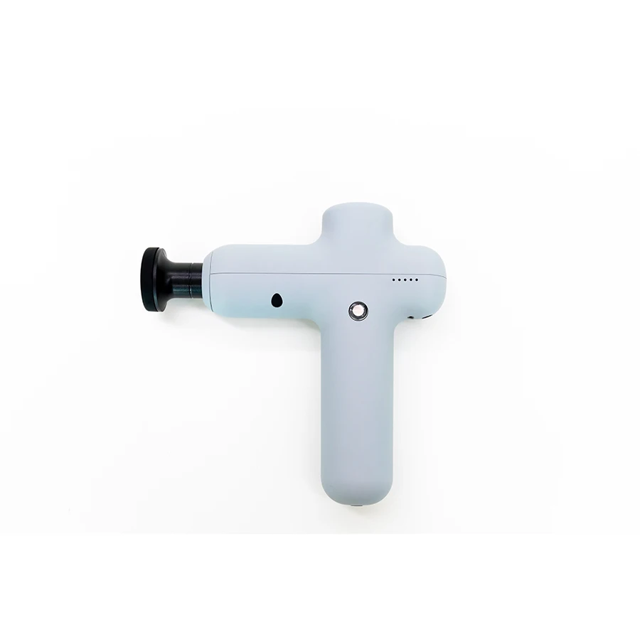 White Sporter Use Deep Tissue Handheld Percussion Massager Four Heads Muscle mini Massage Gun on sale