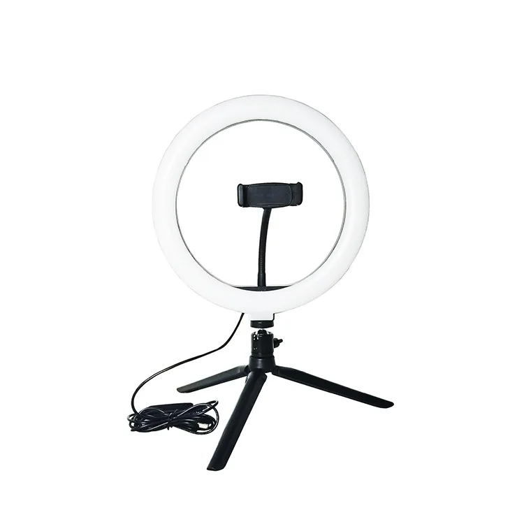 10 Inch Led Selfie Photographic Lighting Dimmable Selfie Ring Fill Light With Tripod Stand Ring Light
