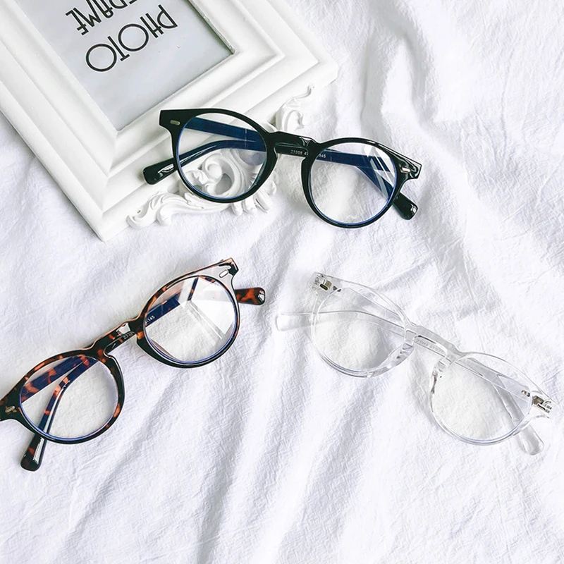 Wholesale Oversized Blue Light Blocking Glasses for Women Men PC Frame Eyeglasses Anti Blue Ray Computer Reading  Glasses