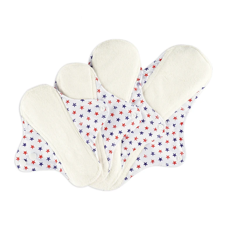 Happyflute многоразовые тканевые женские гигиенические прокладки водоустойчивые напечатанные менструального колодки салфетки