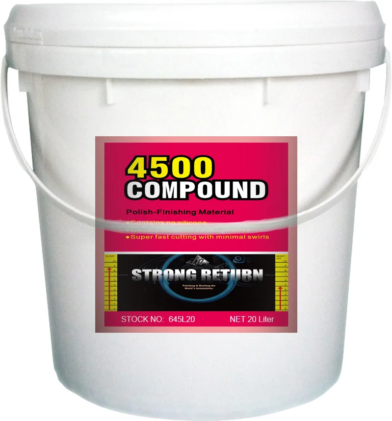 NF #4500 Polish-Finishing Material Final polish Water Base silicon free wax free car polishing compound for car beauty