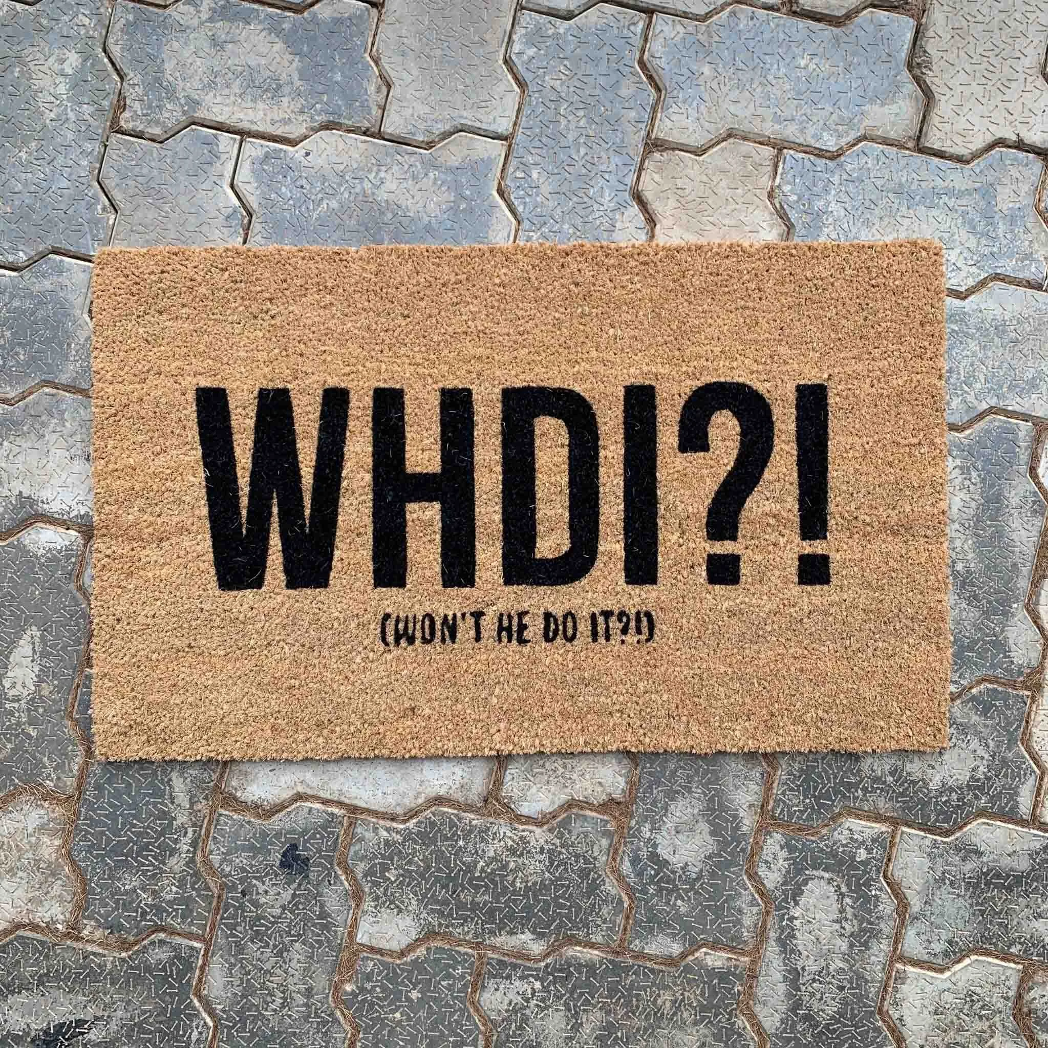 Custom Personalized Printed Logo Welcome Coconut Coco Coir Door Mats