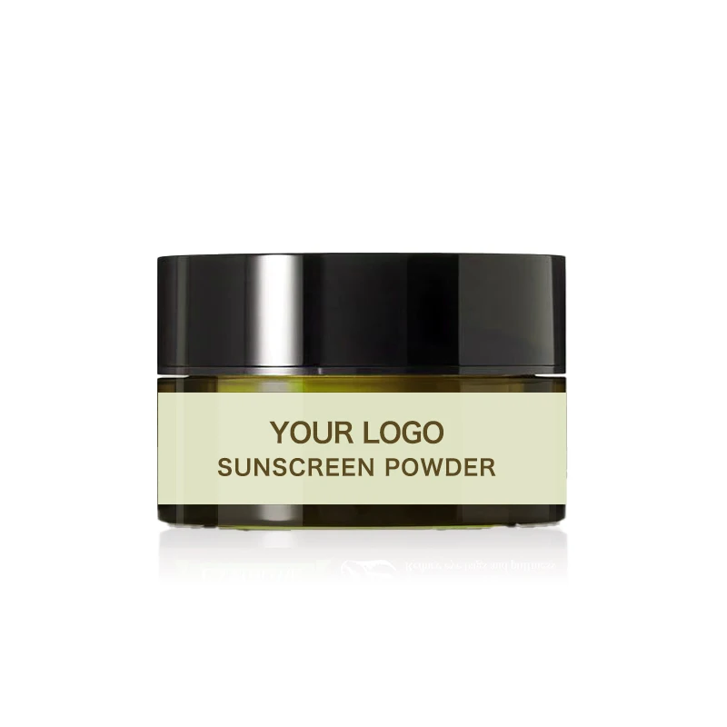 OEM ODM Private Label UVA UVB SPF 50 Sunscreen Powder Brush Natural Mineral Powder Sunscreen for Sensitive Manufacturer