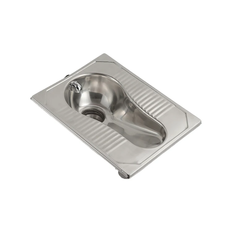 Standard Size Stainless Steel Toilet S-trap Toilet Urinal Squatting Pan