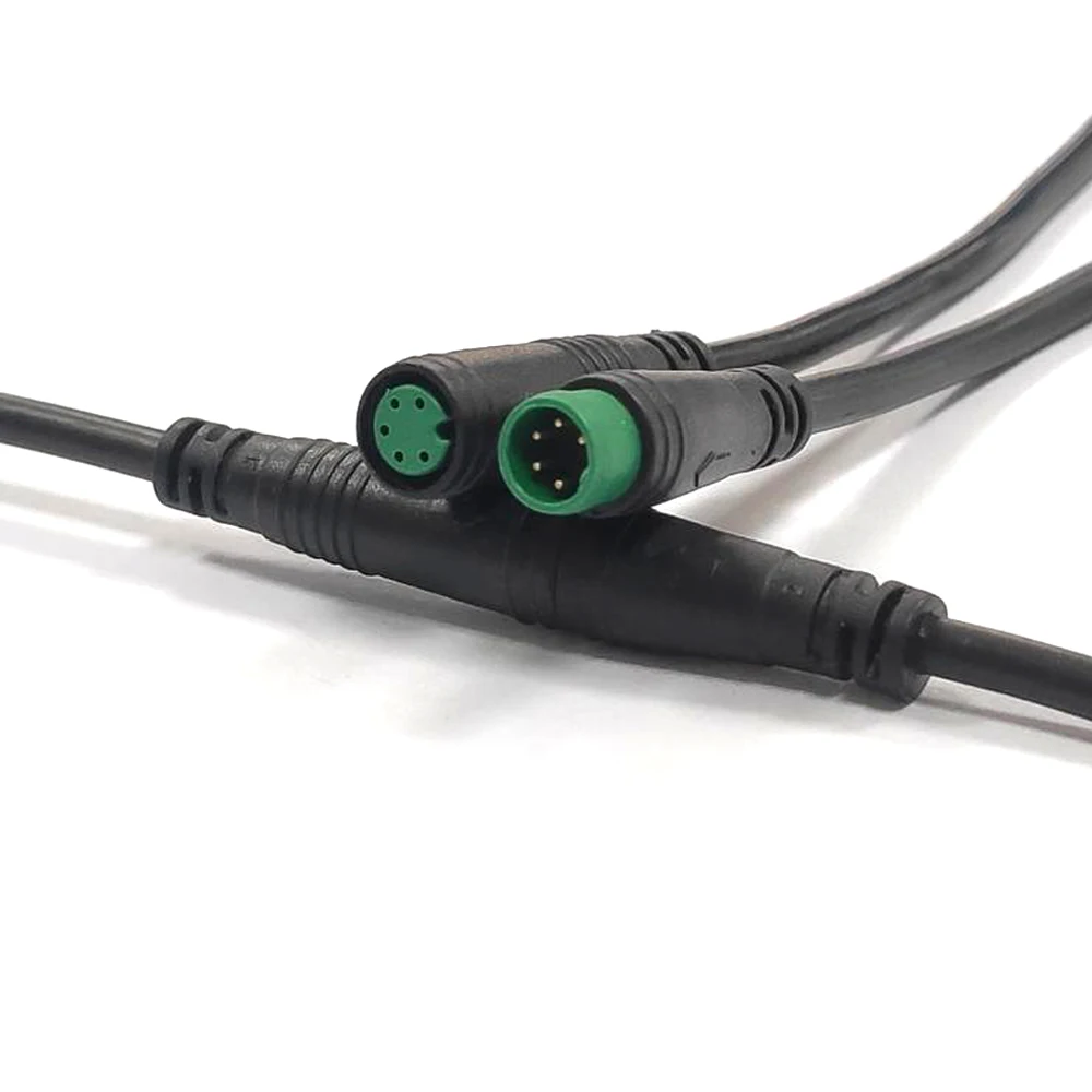 Small Size IP65 Electric Bike Waterproof Connector Female M8 5 Pin Female Male LCD Panel Connector