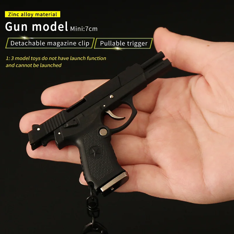 Shell Ejecting Toy Gun Realistic Gun Model Toy Metal QSZ 92 Real Safe For Boys Gifts Disassembly Shell Ejecting Toy Gun