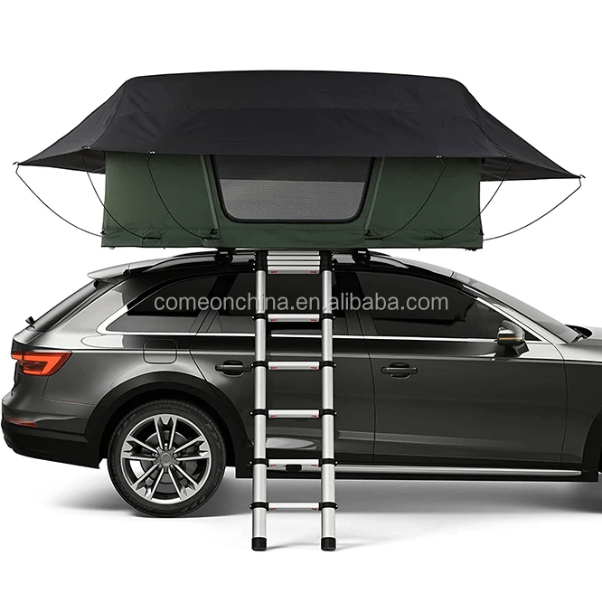 Factory Portable Folding Car Rooftop Tent Camping Automatic Awning Canopy Travel Outdoor Supplies Waterproof Car Roof Top Tent
