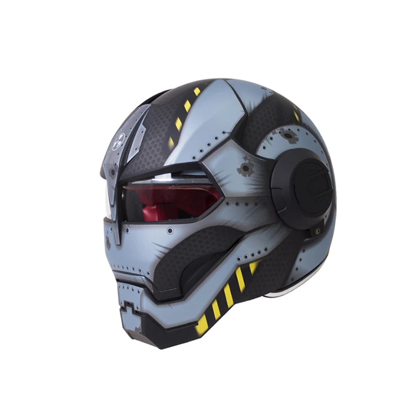 Factory wholesale protective helmet Iron Man full helmet Transformers riding helmet