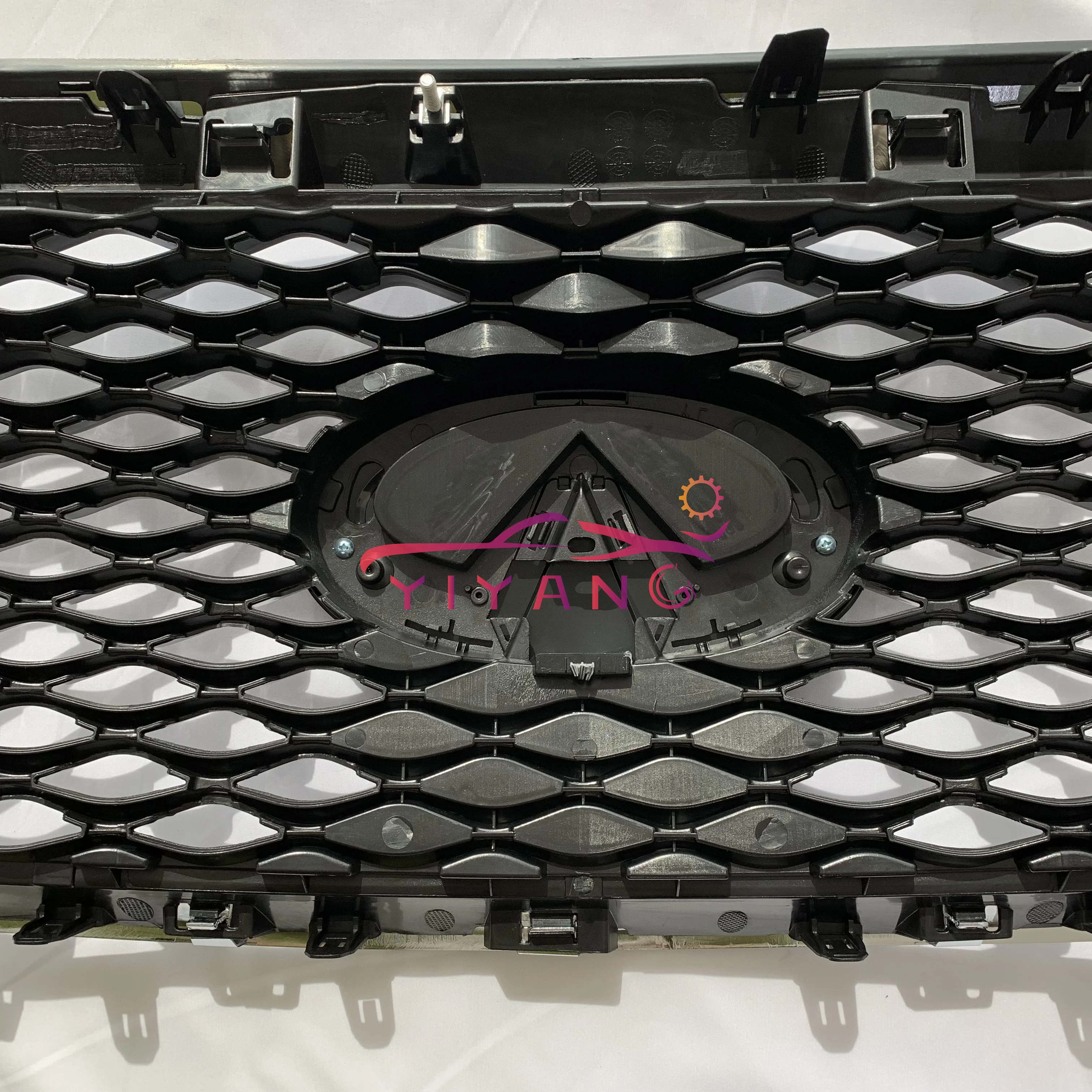 Factory Wholesale Car Grille Modified W/O PDC Hole All Gloss Black OE 62310-9NC0B Blk For INFINITI QX60 2016-2019