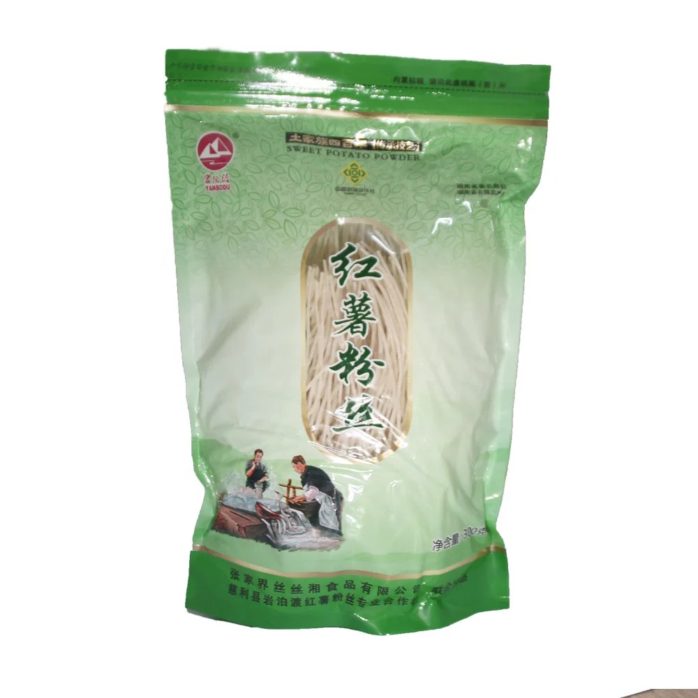 Chinese organic longkou brown rice vermicelli glass noodles from beautiful town