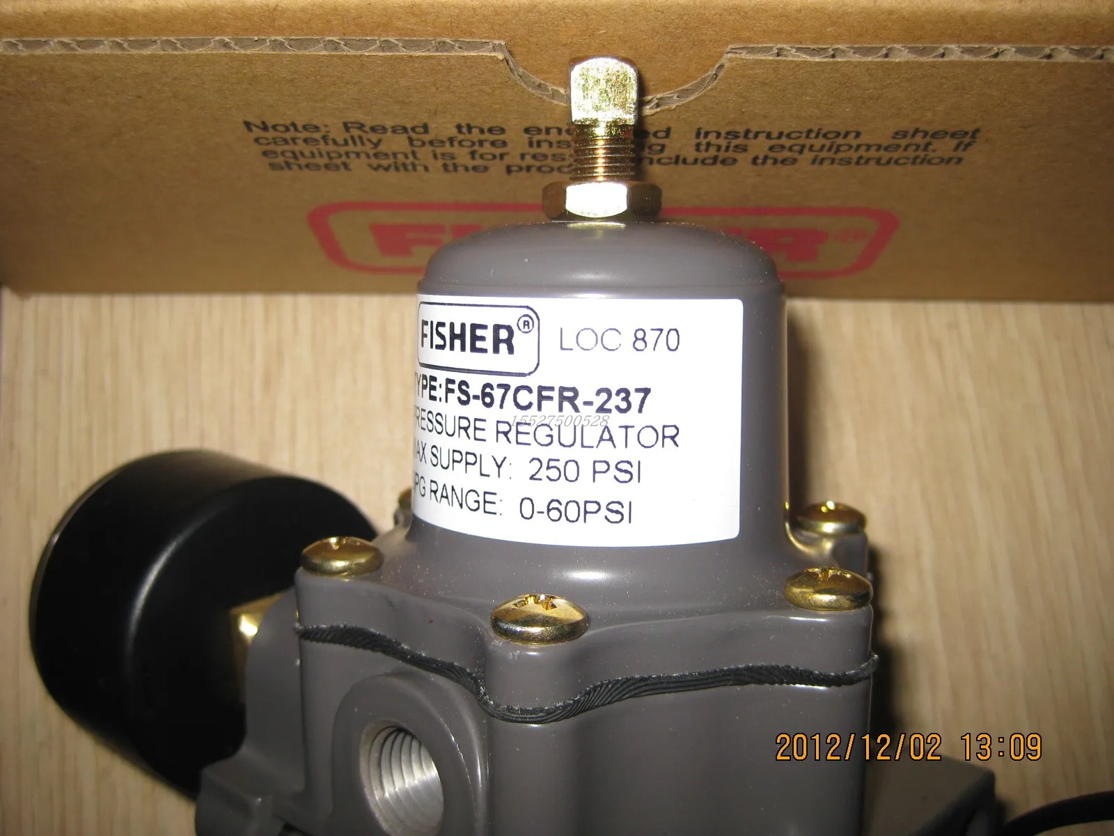 Регулятор давления газа Emerson 67CFR-237 fisher