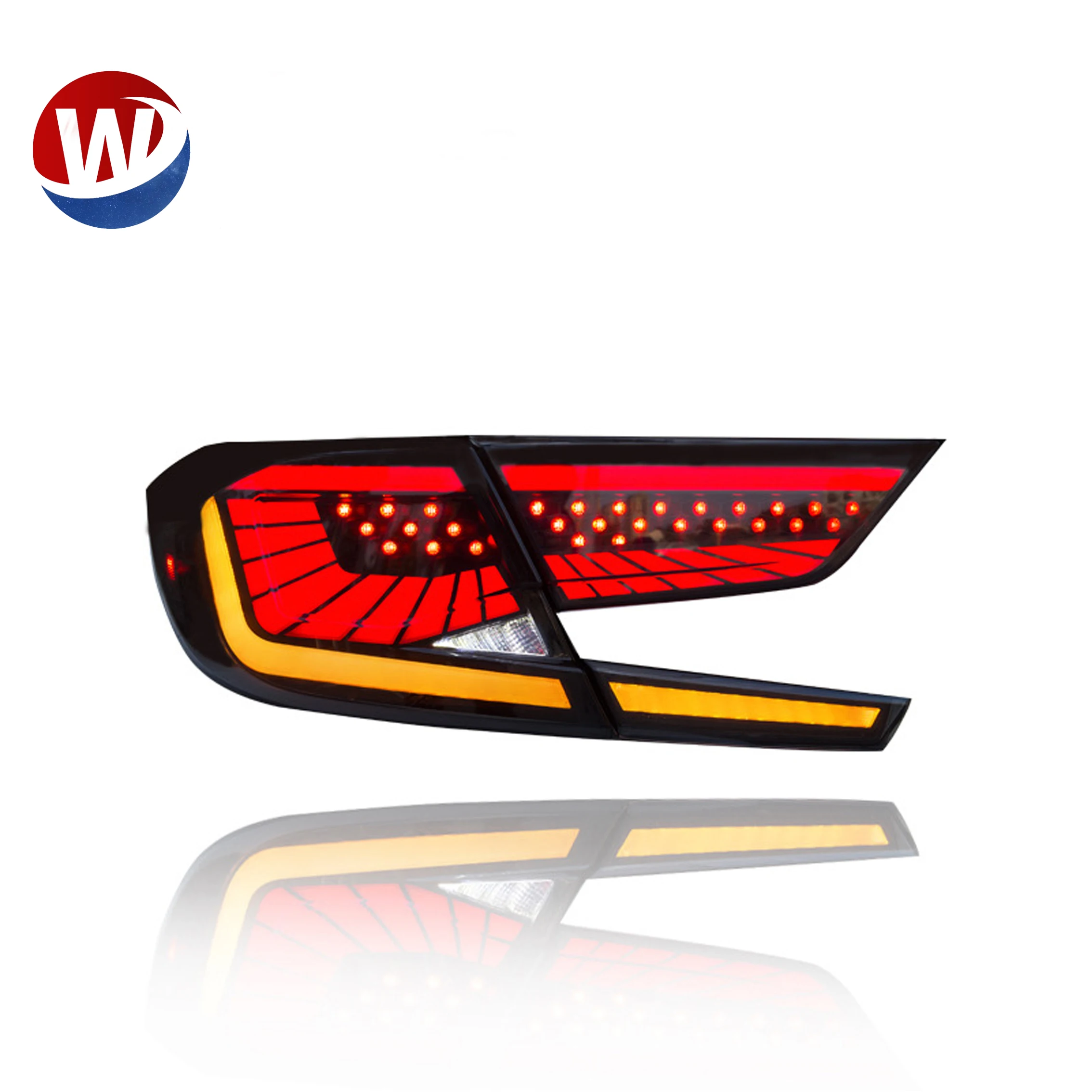 Автомобильные аксессуары, светодиодная задняя фара для honda accord 2018 2019 2020, комплект задних фонарей