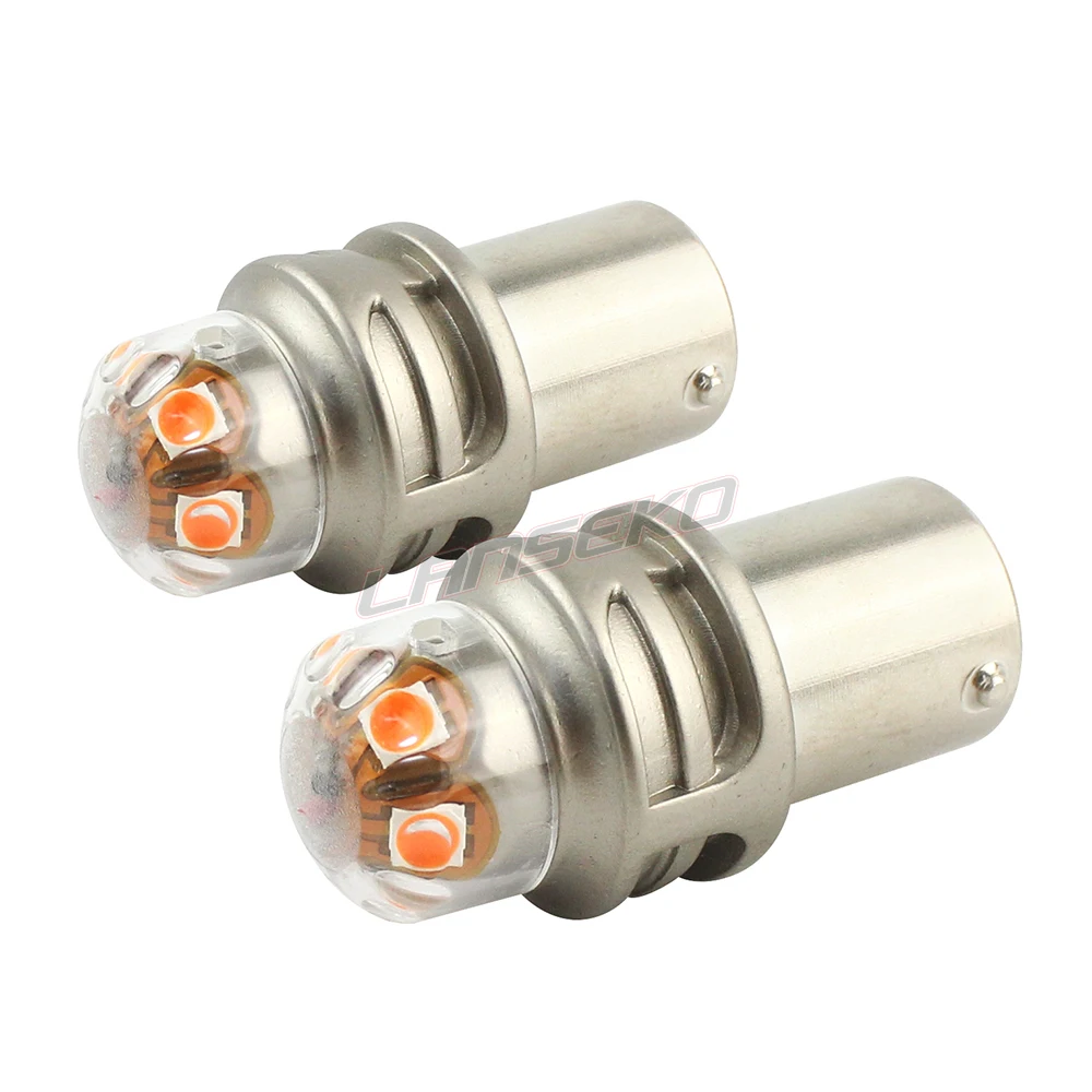 12V T9 New series yellow amber car turn light ba15s 1156 led P21W auto bulb turn signal car lamp