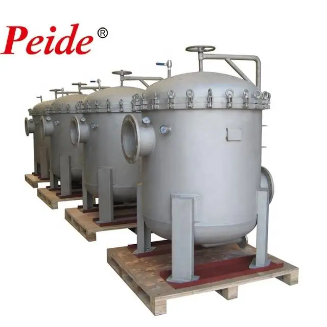 Stainless Steel 304/316 Single Multi Bag Filter Housing For Irrigation Filtration
