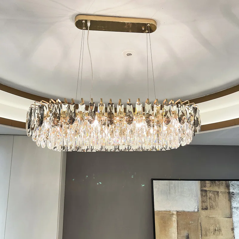 Пользовательский пост-модерн роскошный креативный внутренний Декор для дома гостиницы виллы гостиной столовой круглая железная Хрустальная люстра