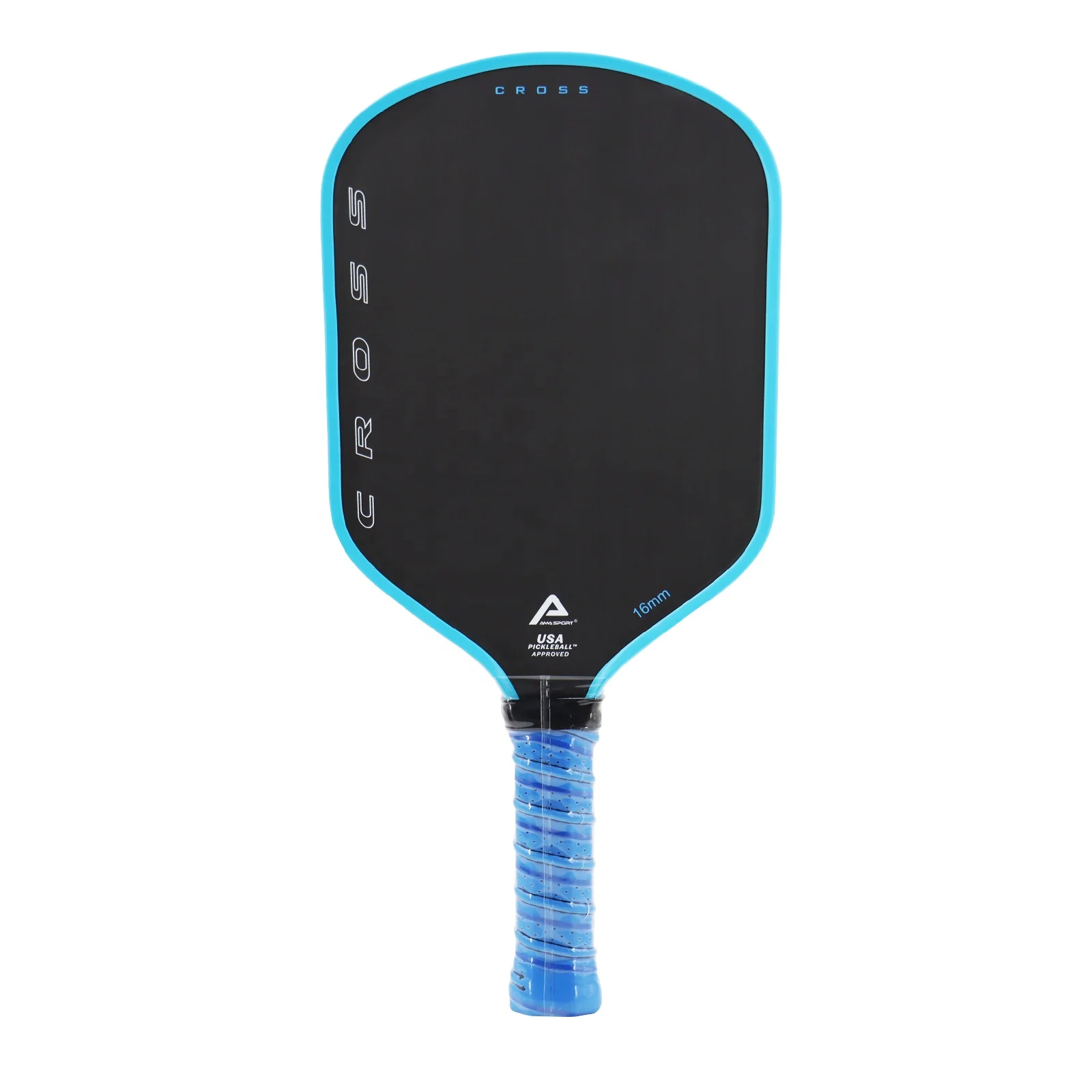 Vatic Sixzero Black Diamond Model USAPA Approved Texture Friction Skin Carbon Pickleball Paddle Thermoformed T700