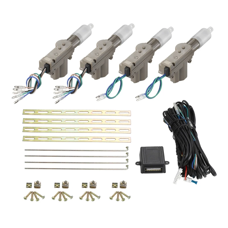 Специальный универсальный комплект для центрального замка двери автомобиля с обмотанным жгутом/герметичными кабелями