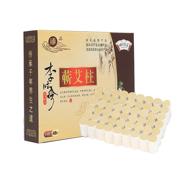 Herbal Moxa Cone Mud Moxibustion Stick Chinese High Quality Long Duration Time Moxa Treatment Medicine Pure Body CE 3 Years