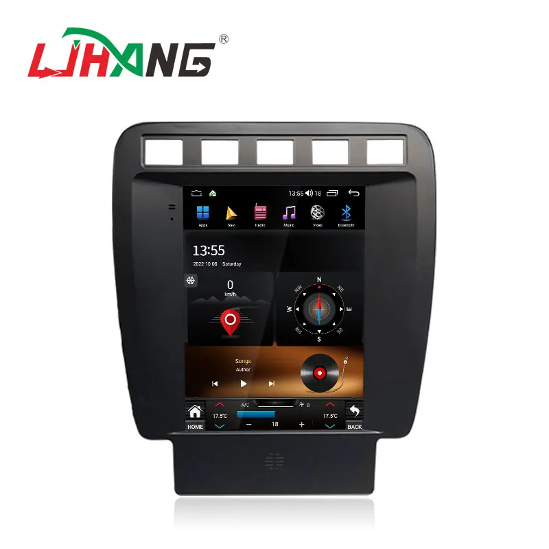 Tesla Стиль 9,7 дюймов Android 13 Восьмиядерный автомобильный DVD мультимедийный плеер для Porsche Cayenne 2002-2010 Стерео GPS navi Радио