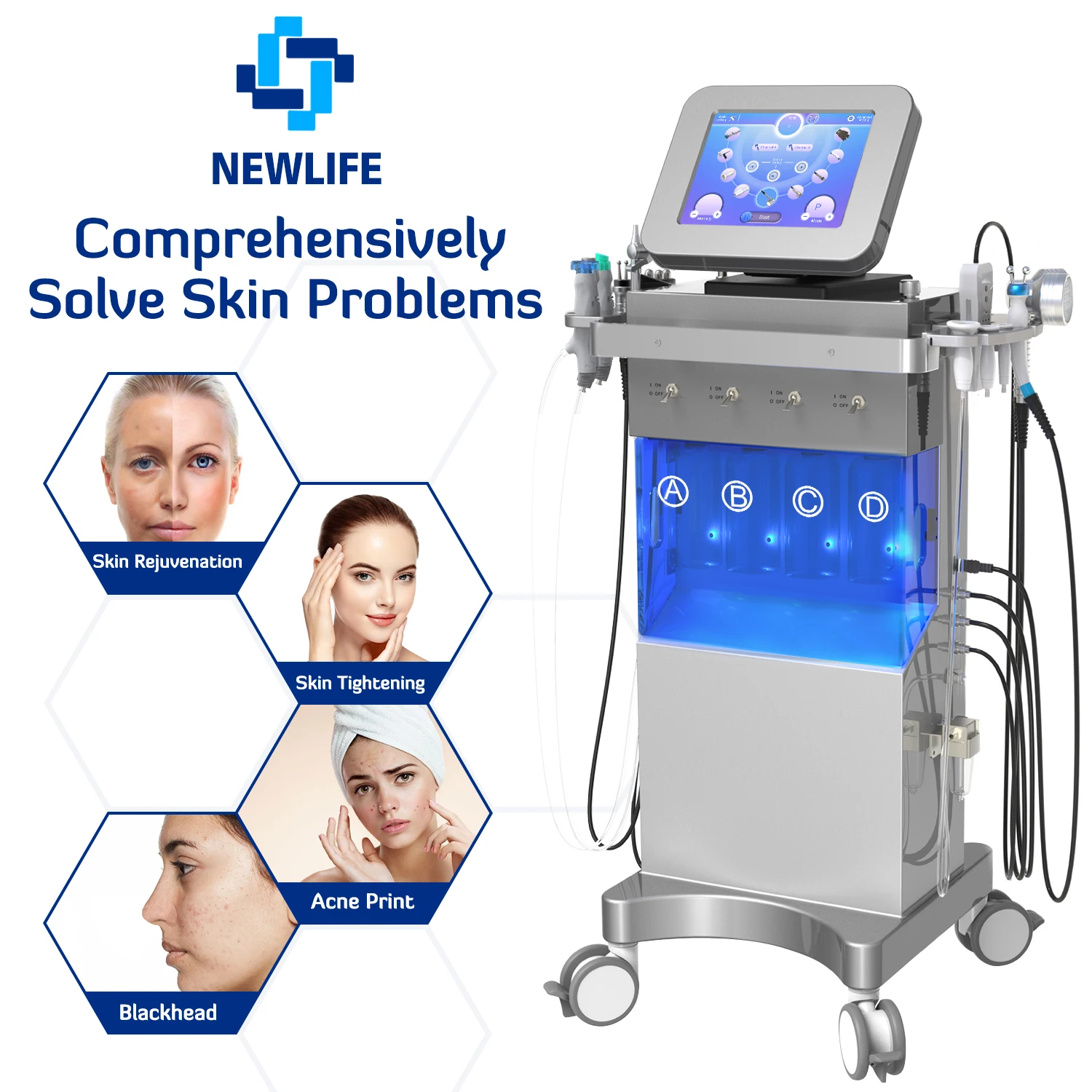 Spa12 11in1 hidrofacial beauty salon hydrabeauty hydra dermabrasion facial machine for skin care system