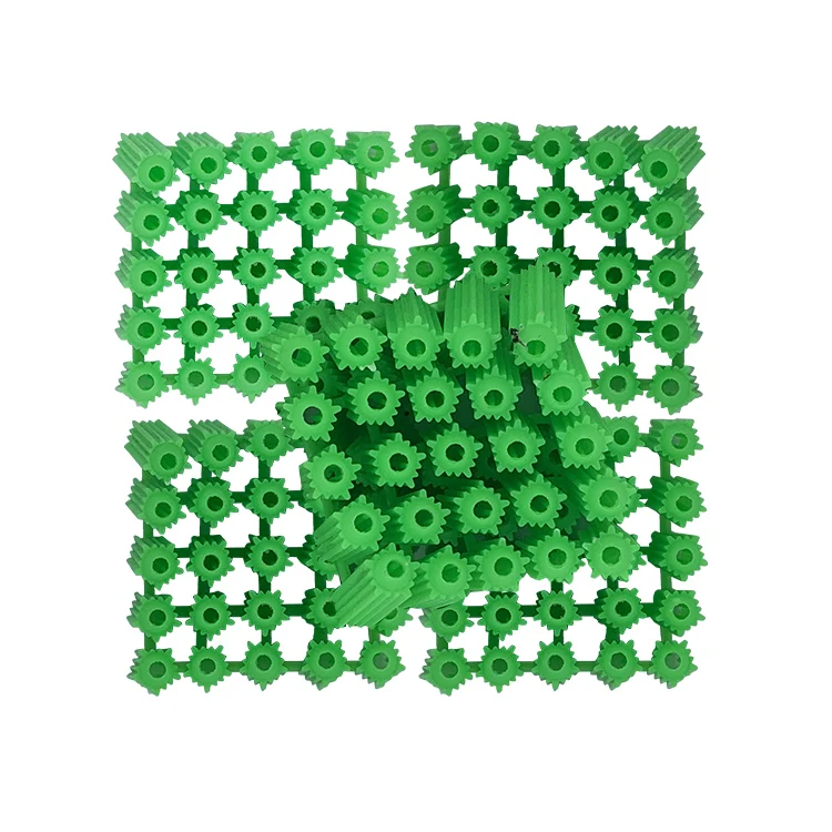 Green plastic expansion tube 6mm expansion plug M6 wall plug Rubber plug with plastic expansion screws