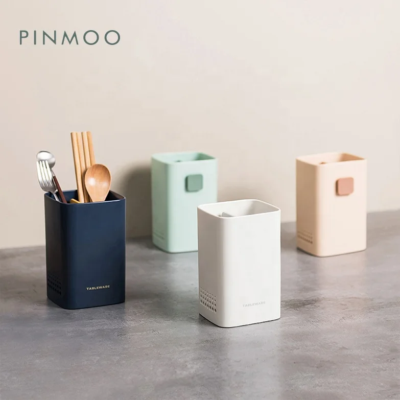 Household Tableware Spoon Storage Box Multifunctional Kitchen Knife Holder Plastic Chopsticks Cage