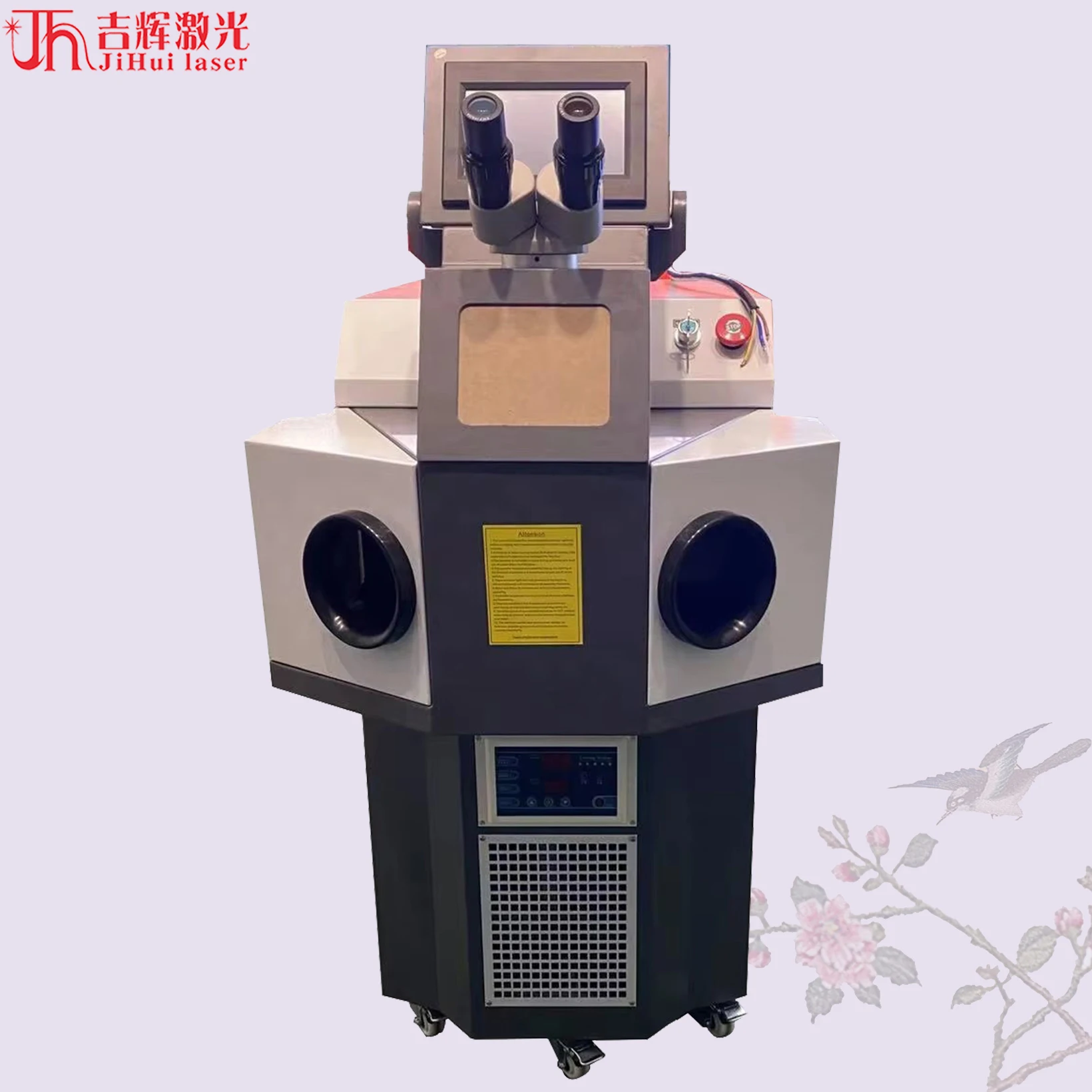 CCD Camera Desktop jewelry welding machine 200w 300 watts Water cooling mini YAG laser welding machine