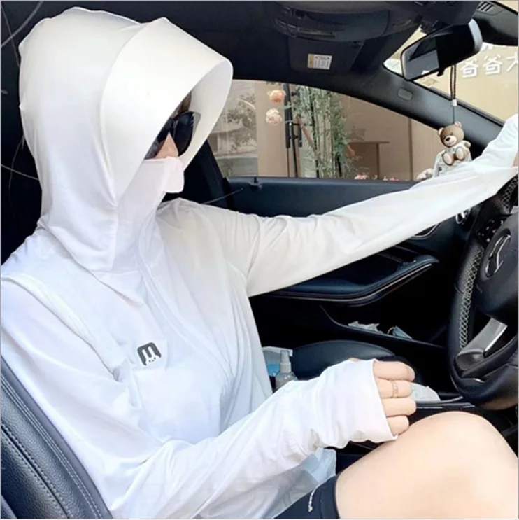 
Wholesale summer girl sport sun protection coat outdoor Thin Cool bicycle women sun protection clothing 