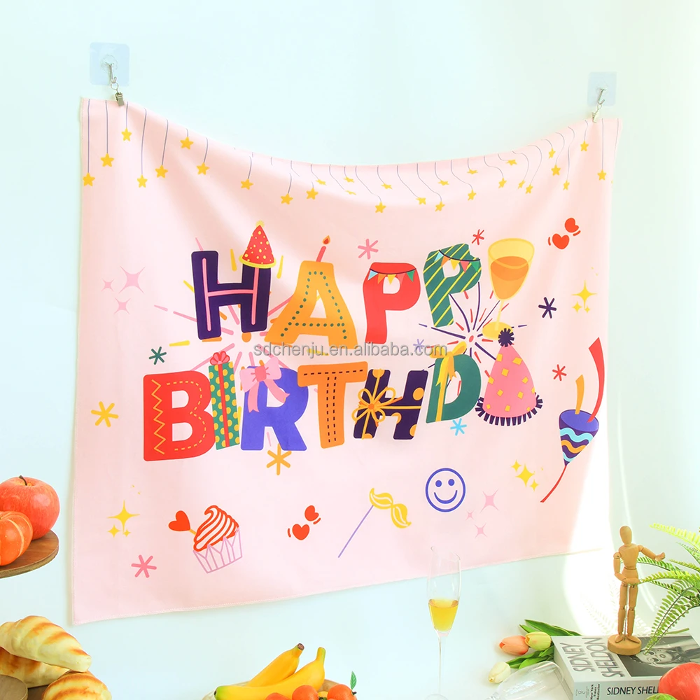 Kids Pajama Man Birthday Party Backdrop Banner Wall Hanging Photo Photography Backdrop Kids Superhero Party Decoration Supplies