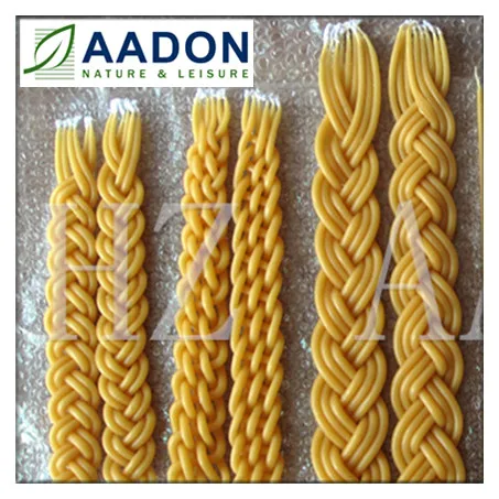 Chanukah Candles for Menorah Hanukkah Celebrations 45 Beeswax handmade candles