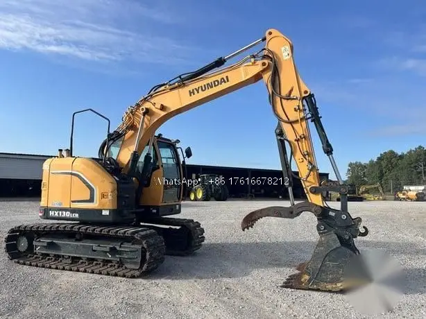 Hot Selling Spot Hyundai Hx130 Excavator For Sale Multifunctional And Cost-effective 13 Ton Tracked Hyundai Excavator