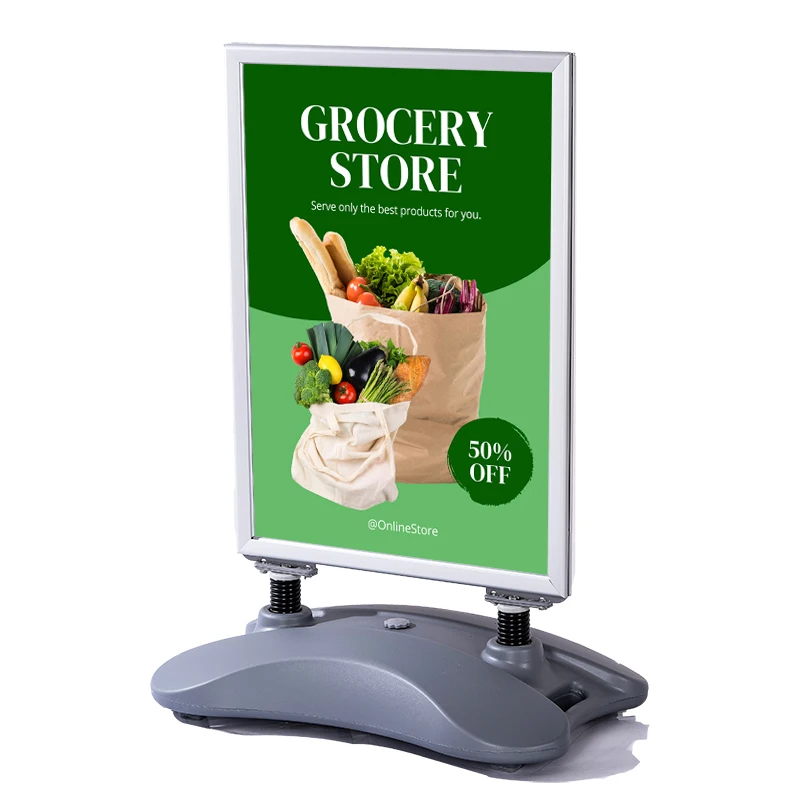 Hot Sale Outdoor A1 Advertising Poster Sign Board with Water Base, Double Sided