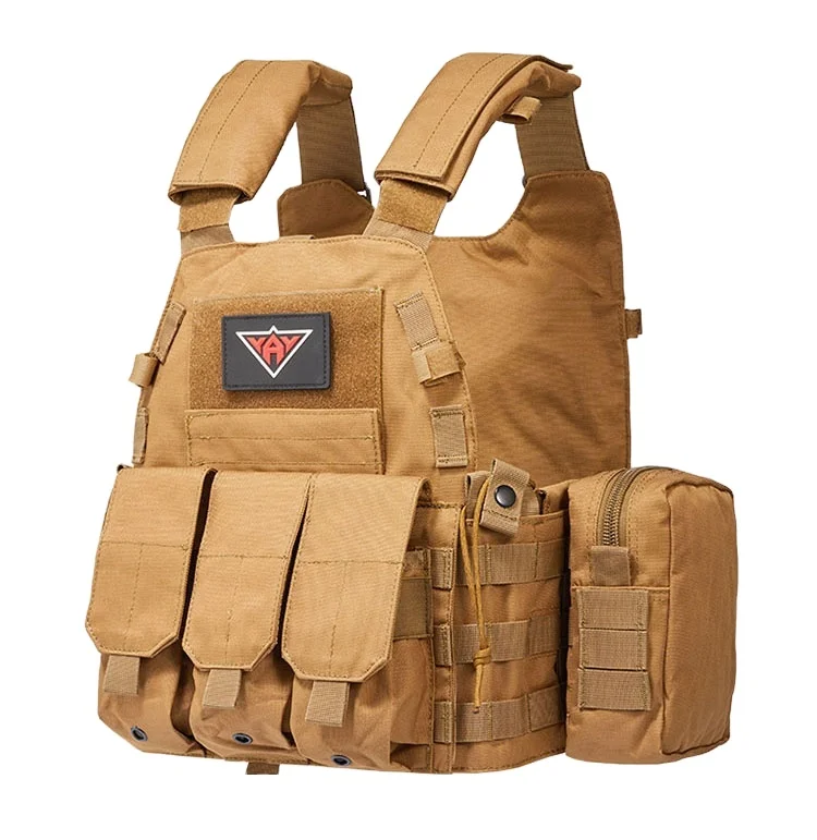 YAKEDA Chalecos Tactico JPC Hunting Pouch Safety Outdoor Camouflage Style Hunting Vest Plate Carrier Tactical Vest