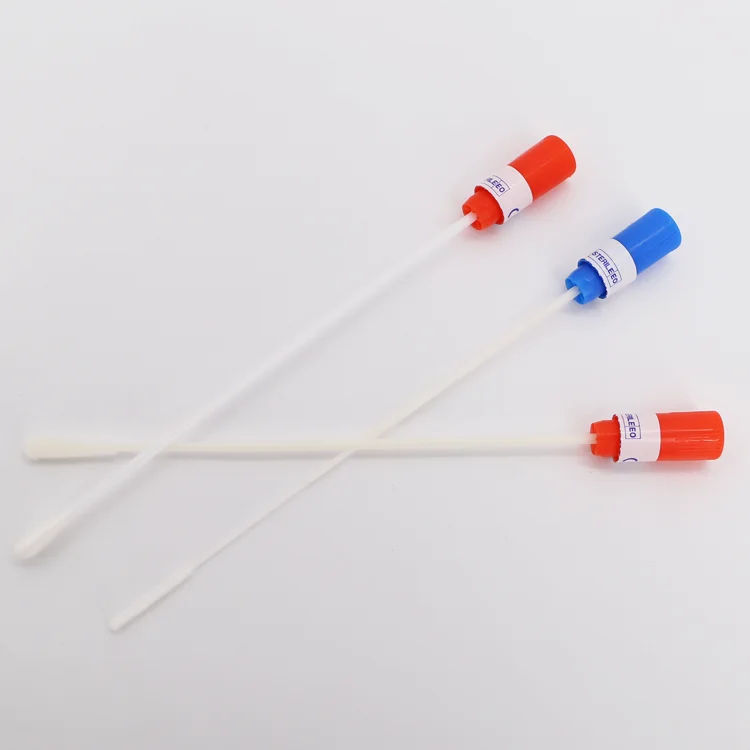 Disposable Medical Oral Sponge Swab Stick Cotton Swab Plastic Stick