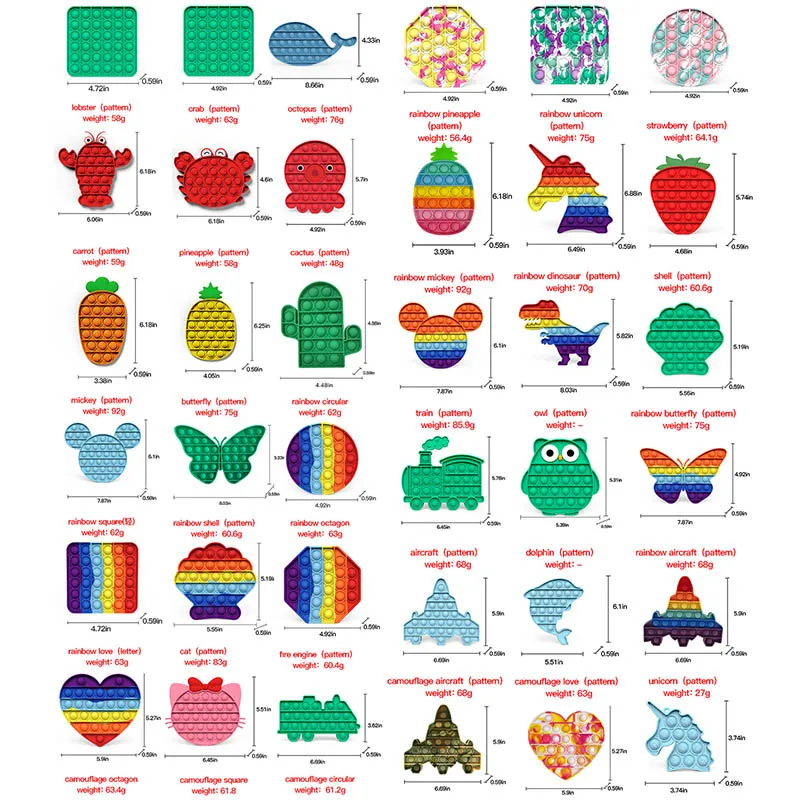 Amazon, Лидер продаж, рождественский подарок, силиконовая игрушка для снятия стресса, сжимаемая игрушка для девочек и мальчиков