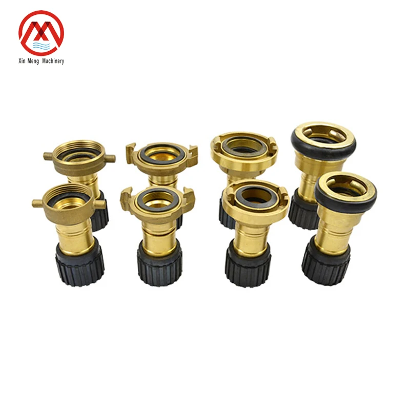 IMPA 330837 High Quality Brass Material Quickly Install Spray Nozzle Head Jet Marine Fire Hose Nozzle