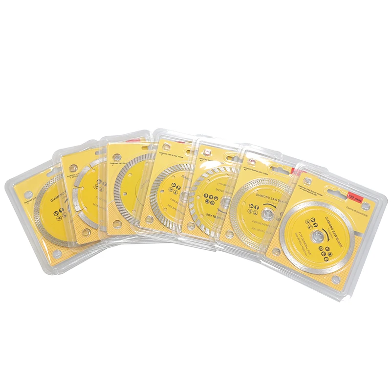 Cold Pressed Turbo Diamond Saw Blade Cutting Disc for Granite Quartz Stone Concrete