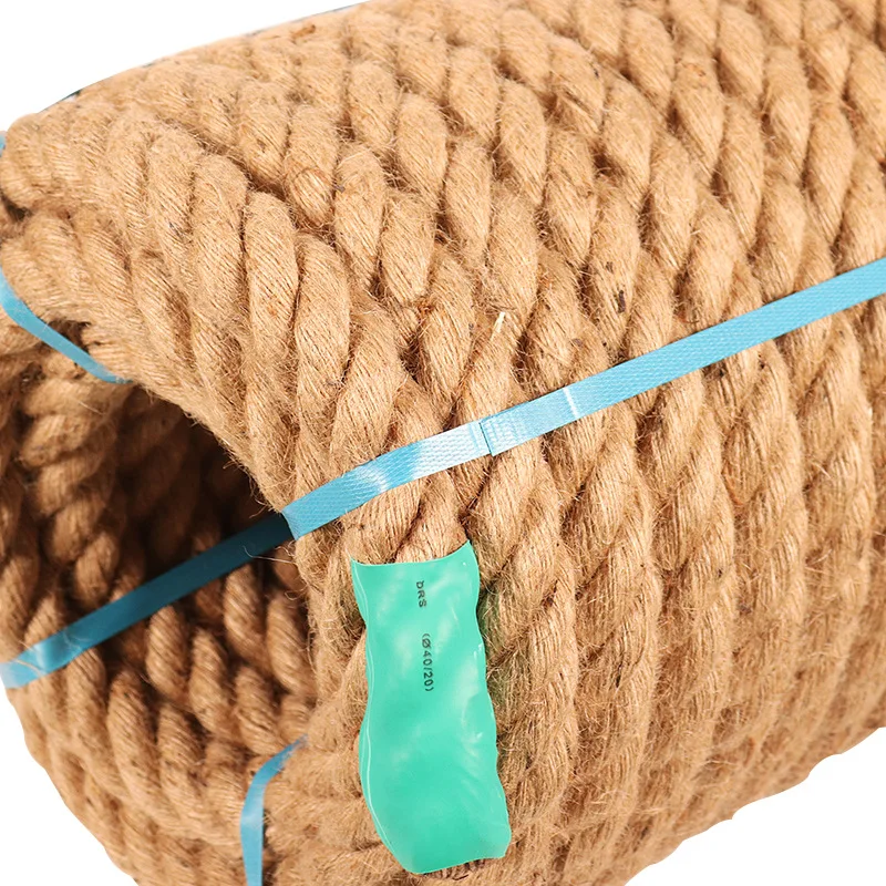 Поставщик 6 мм хлопковый пеньковый Канат высококачественный натуральный