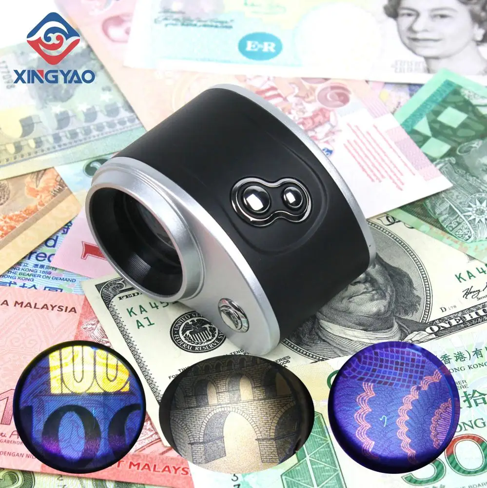UV lamp  Small Detector Detecting stamps/antique painting/jewelry Detector Portable Bills Notes Money detector