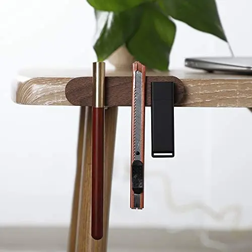 Creative Self Sticker Magnetic Suction Wooden Wall Adhesive Holder Hook Magnet