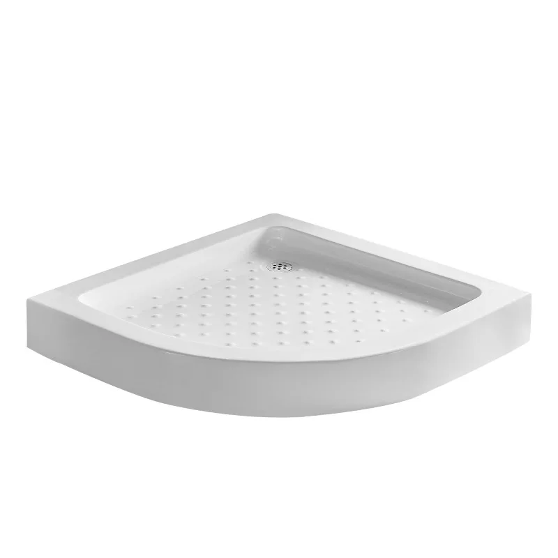 Bathroom sector acrylic shower tray