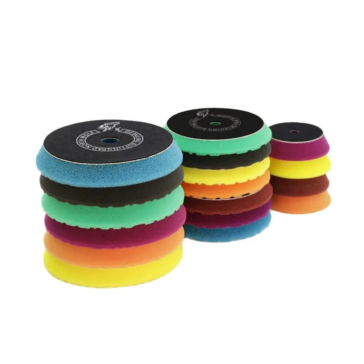 Scaly 5 Inch Auto Foam Polishing Pad Foam Durable Polish Pad Sponge Waxing Buffing Pad Kit