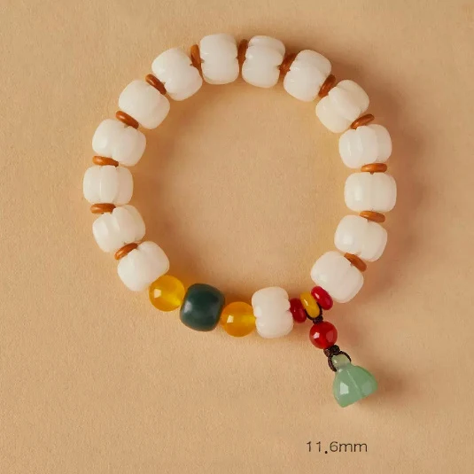 mylulu custom your design Vintage Natural 18 Bodhi Seed Bracelet Bangles Buddha Charm Bracelet Tibet Buddhist Prayer Wood Beads