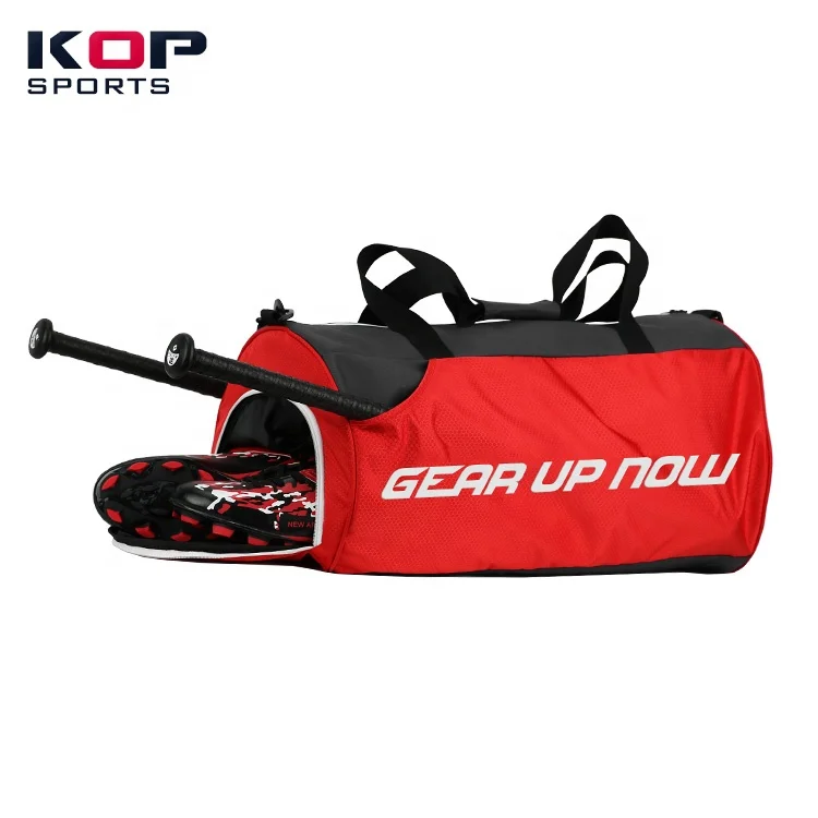 2021 KOP SPORTS  Customized Team Duffel Bat Bag Gym Baseball Duffel Bag With Shoe Compartment