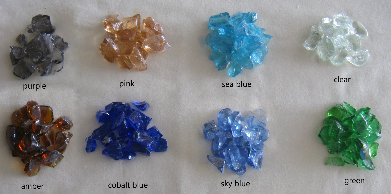 crystal scrap recycled glass cullet