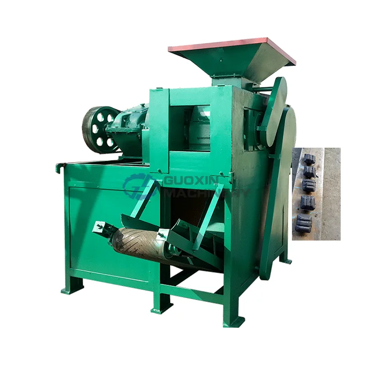 Small coconut shell biomass charcoal ball briquette making machine