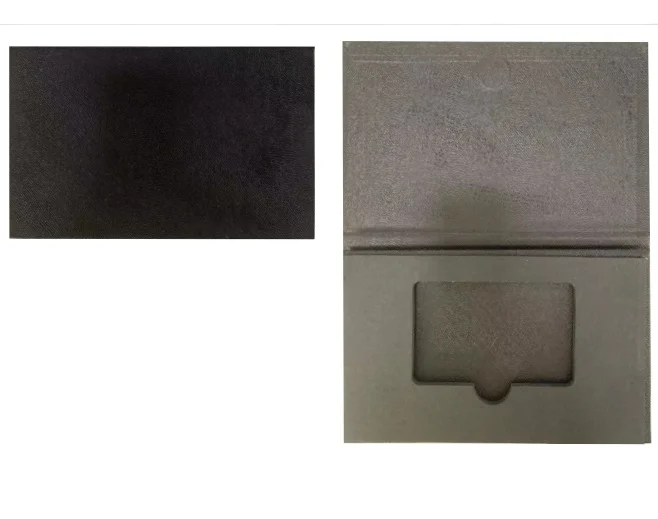 High-End Custom Logo Fancy Paper Card Case Hot Stamp or Silk Screen High Quality Box for VIP Credit Card Gift Membership