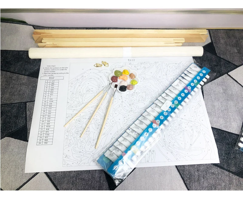 Индивидуальные модели 30*40/40*50 см, украшение для дома, красивый морской пейзаж/номер животного, Diy Цифровая живопись по номерам