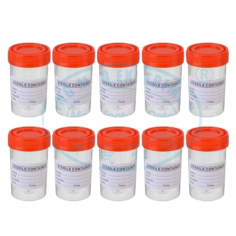 disposable 60ml urine specimen cup container